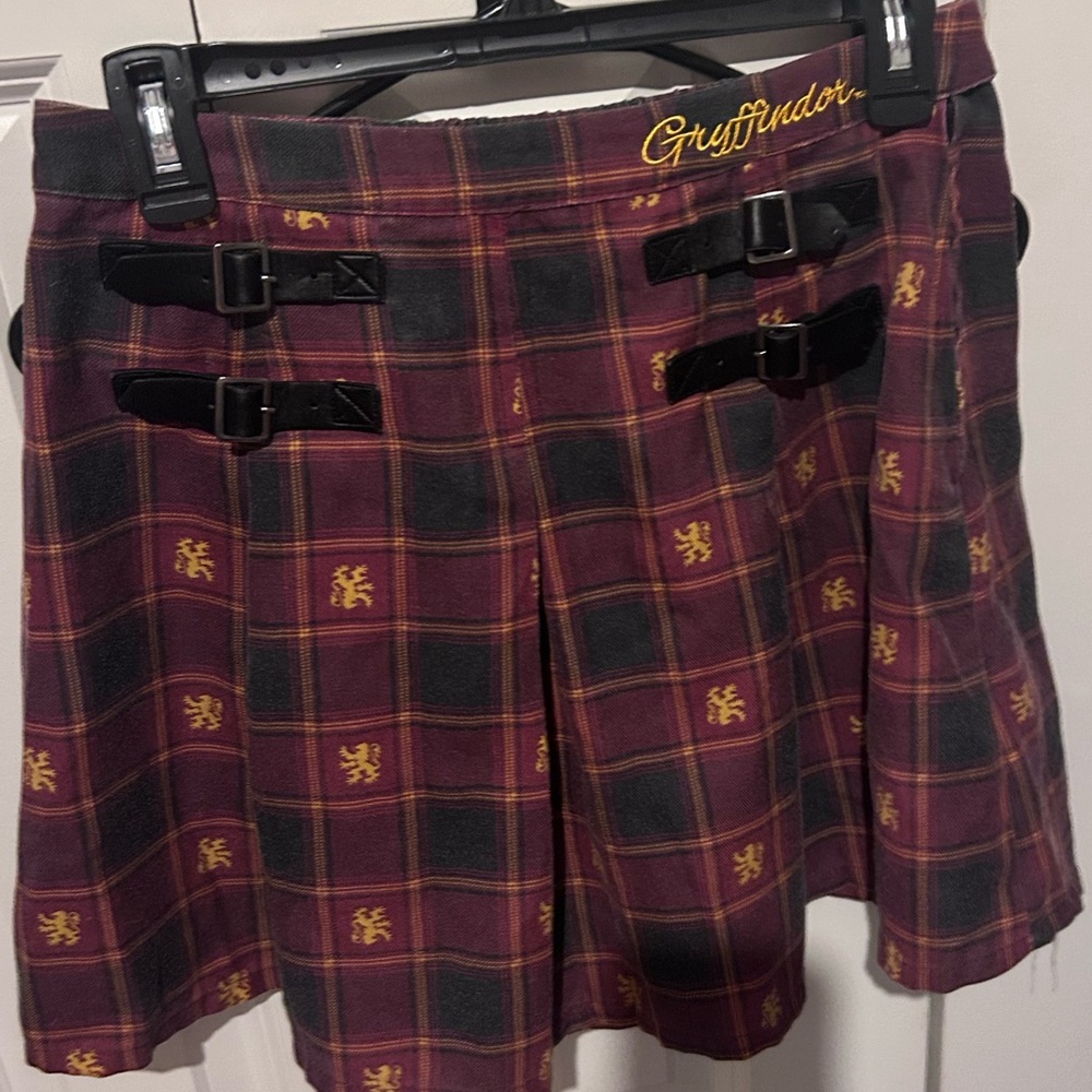 Warner Bros Black and Red Skater Mini Skirt